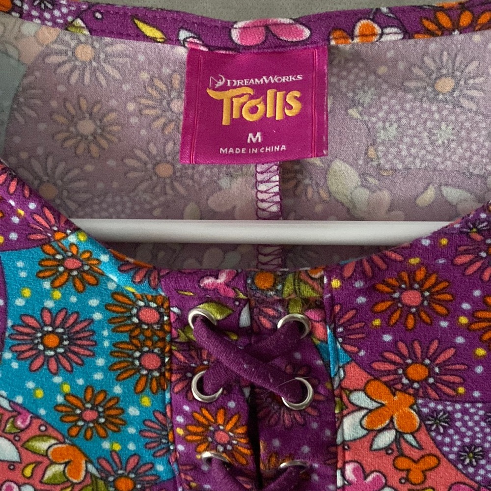 Medium girls Trolls dress